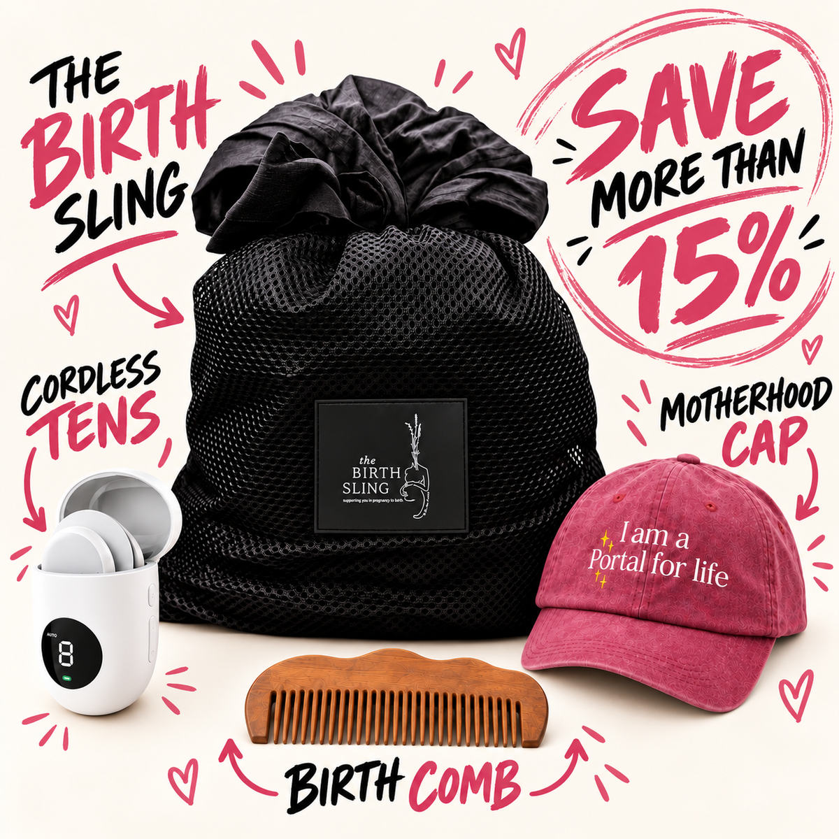 The Ultimate Birth Bundle - Black