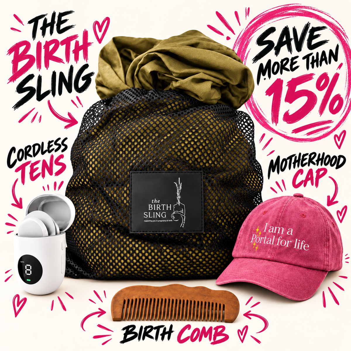 The Ultimate Birth Bundle - Olive
